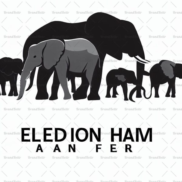 Herde afrikanischer Elefanten